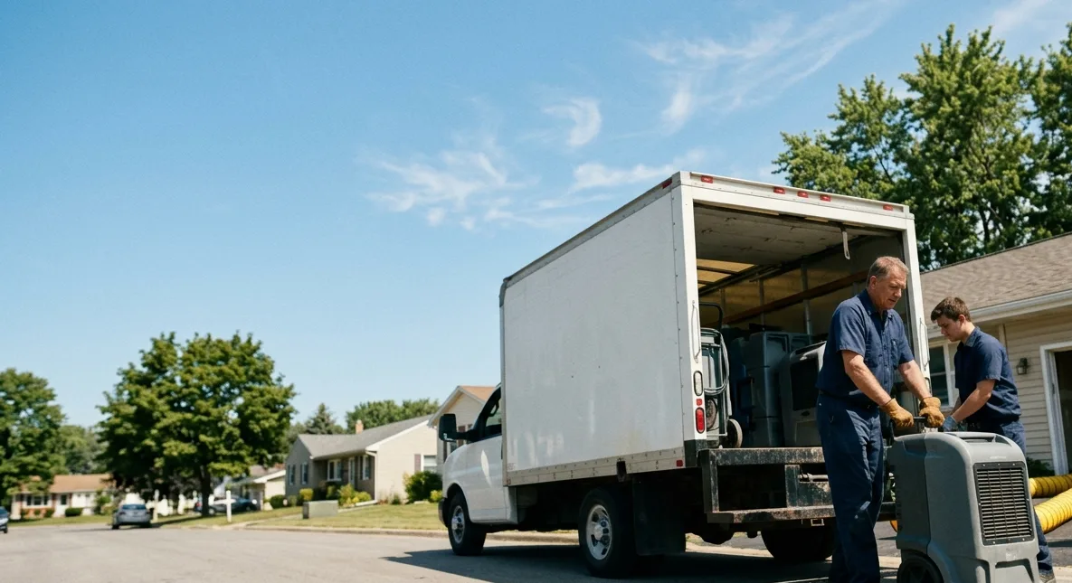 Water Damage Cleanup in Melbourne, IA near me
